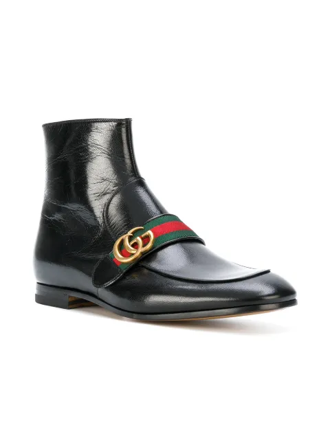 gucci snake chelsea boots