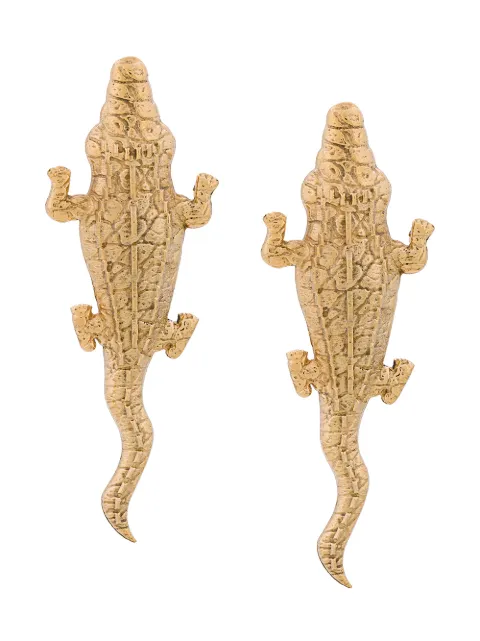 Natia X Lako aretes Crocodile medianos de Natia x Lako