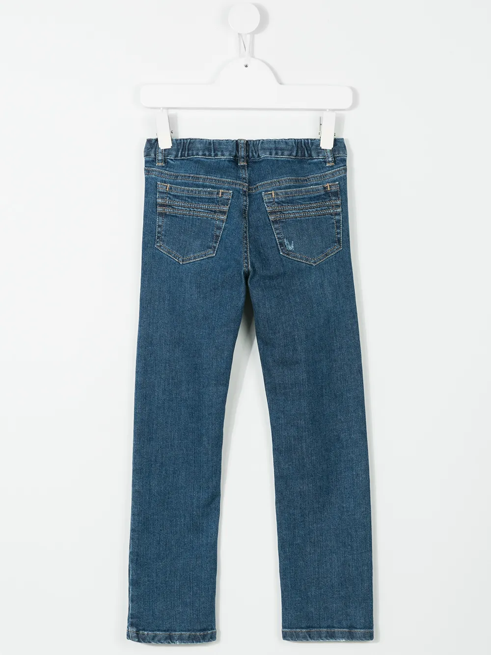 Il Gufo gerafelde jeans Blauw