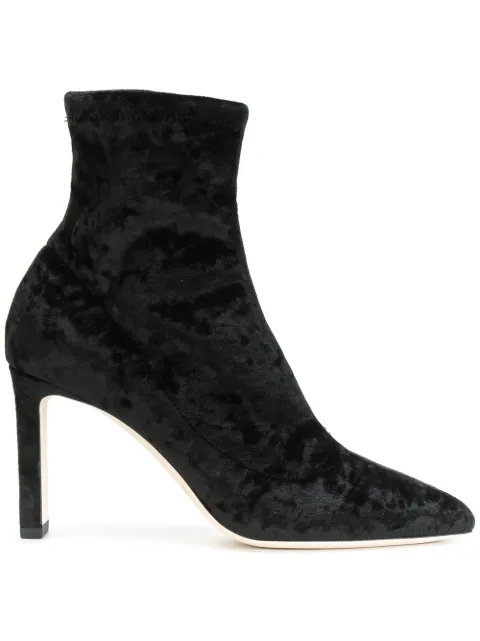 jimmy choo velvet booties