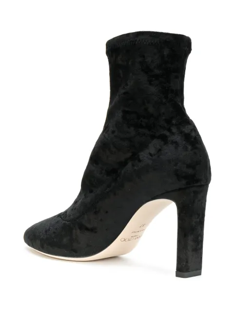 jimmy choo velvet booties