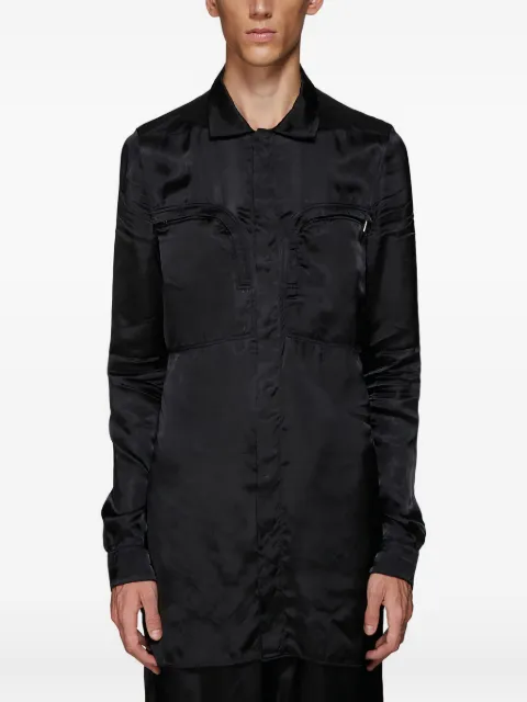 Rick Owens cutaway collar shirt