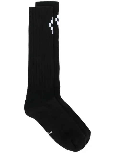 COUNTY OF MILAN knitted logo socks