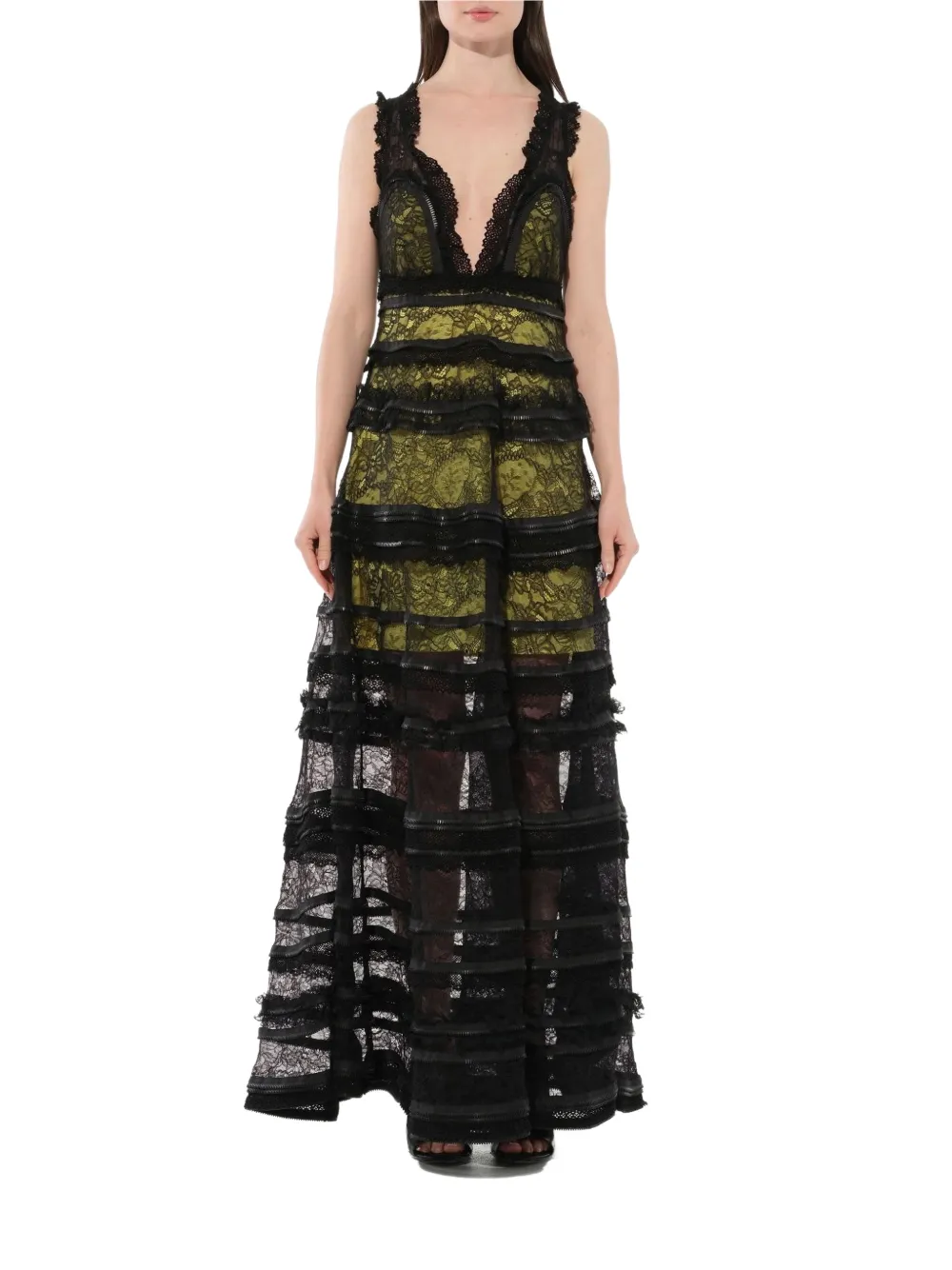 Givenchy Kleid mit gestuftem Design - Schwarz