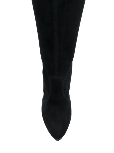 casadei over the knee platform boots
