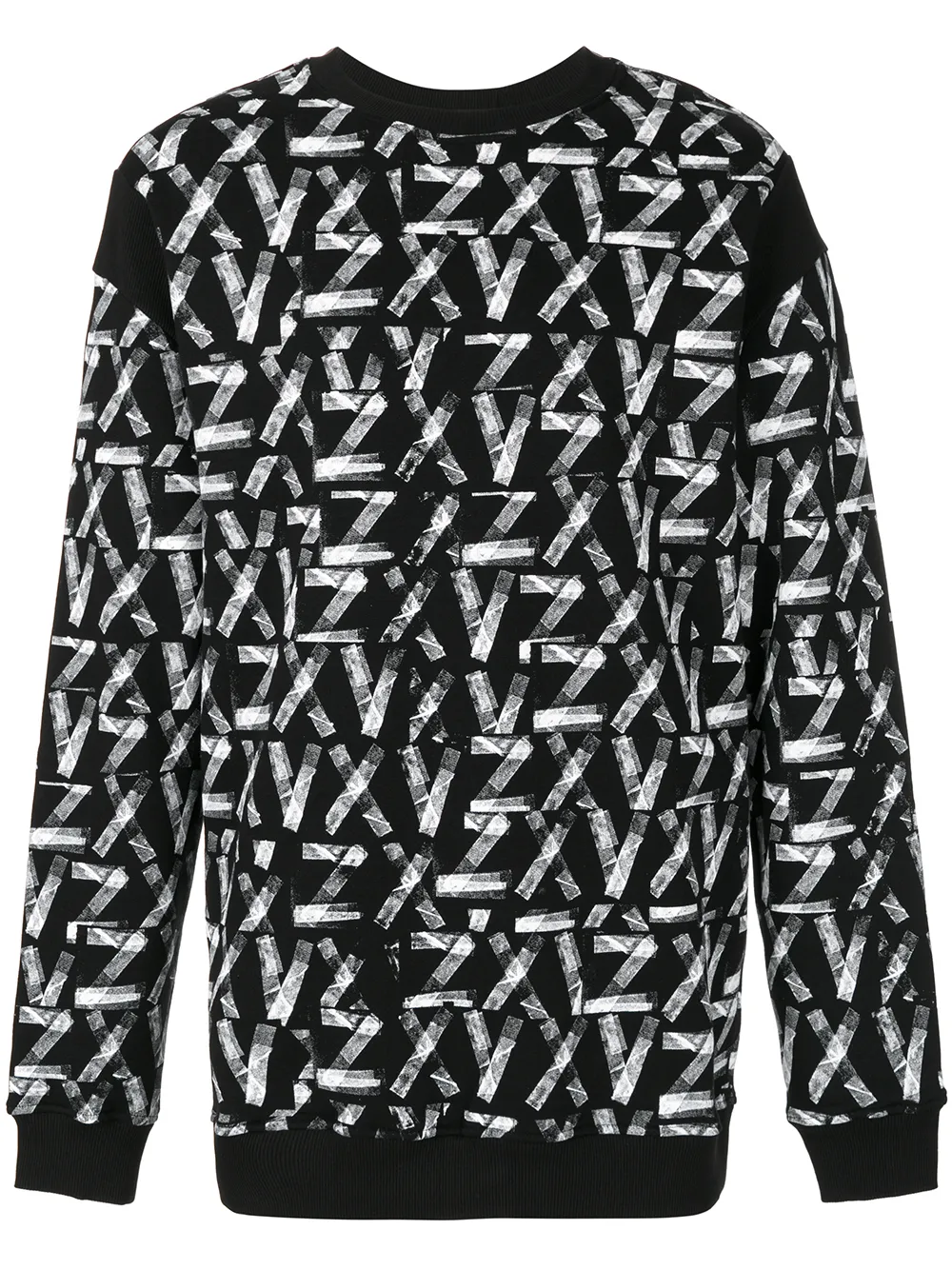 Versus Zayn x Versus Sweatshirt Mit Print Farfetch Versus Zayn x Versus Sweatshirt Mit Print Farfetch