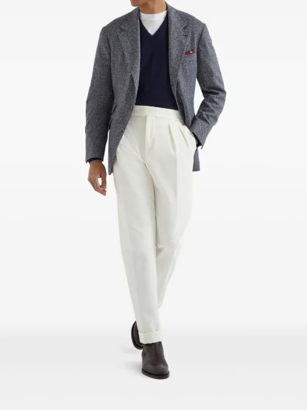 BRUNELLO CUCINELLI カシミヤ Vニット　国内正規 Brunello Cucinelli Vネック カシミアセーター 通販 - FARFETCH