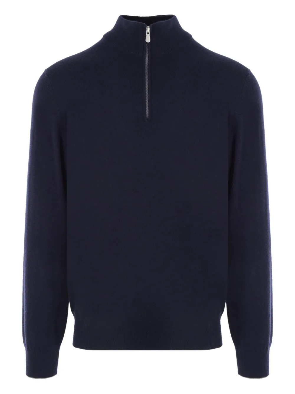 Brunello Cucinelli zip-fastening cashmere jumper | Blue | Image 1