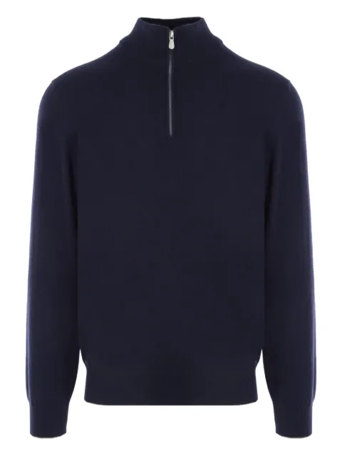 Brunello Cucinelli zip-fastening cashmere jumper