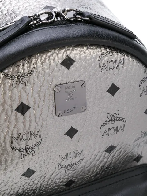 black monogram backpack