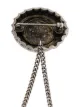 Alexander McQueen double cap brooch