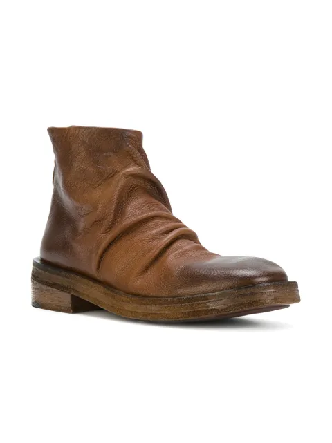 flat mules brown