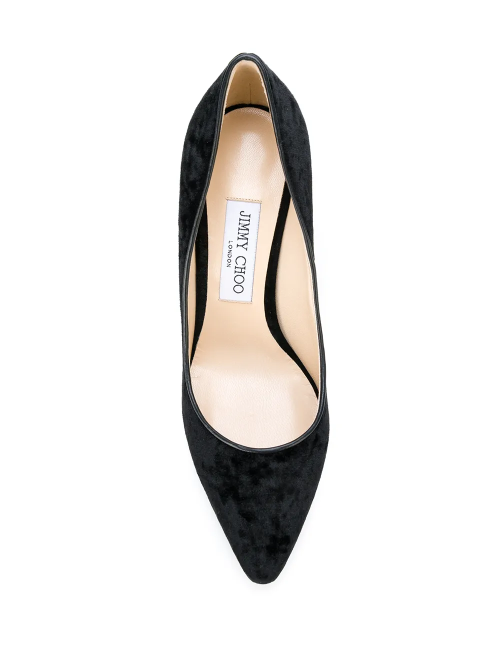 Jimmy Choo fluwelen stiletto pumps Zwart