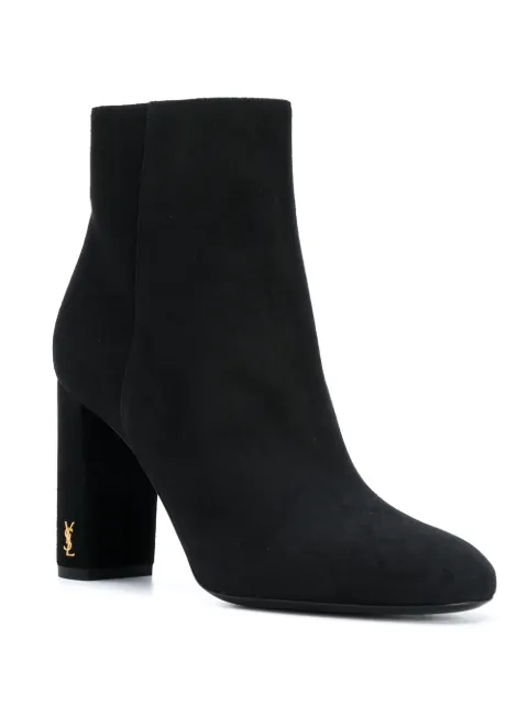 saint laurent gold booties