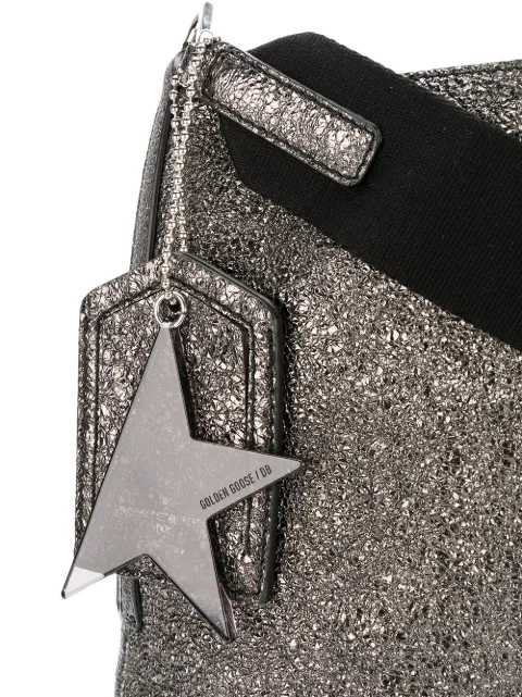 GOLDEN GOOSE Metallic Star Shoulder Bag | ModeSens