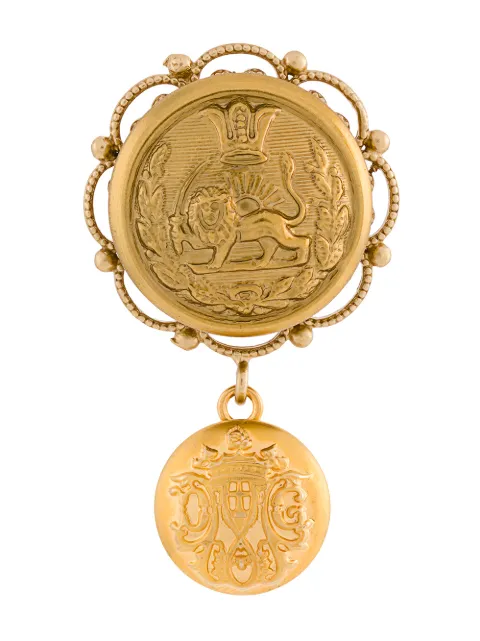 DOLCE & GABBANA DOLCE & GABBANA GALVANIZED EARRINGS - METALLIC