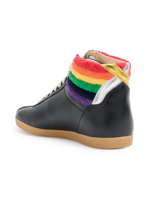 gucci loafers rainbow