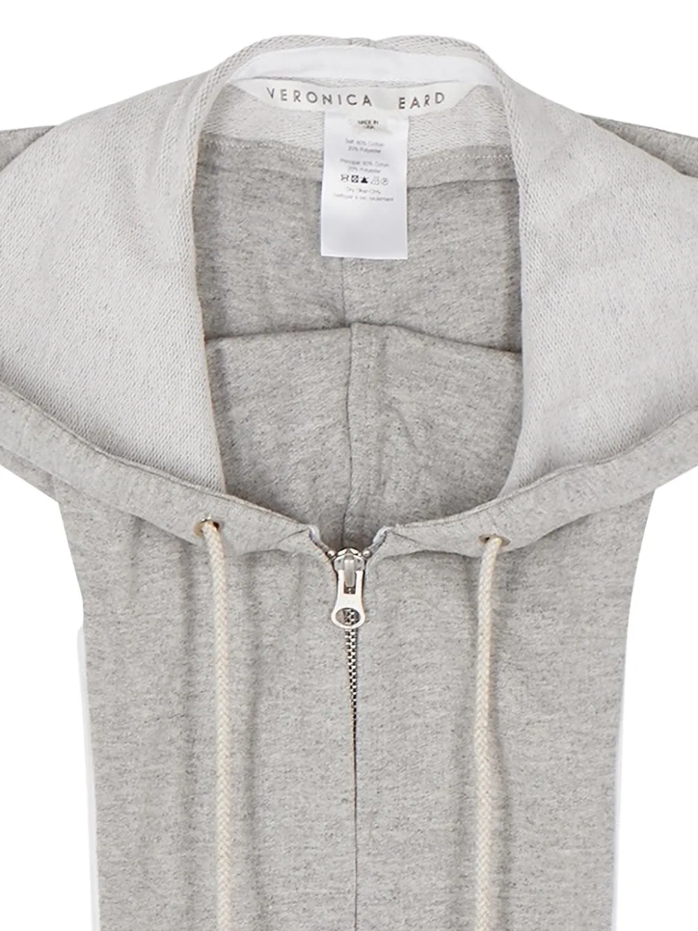  Veronica Beard Hooded Dickey - Grey 