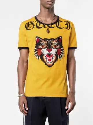 gucci t shirt cat logo