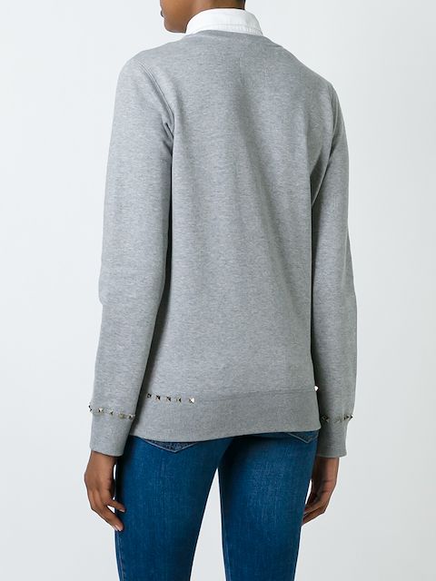 valentino rockstud sweatshirt