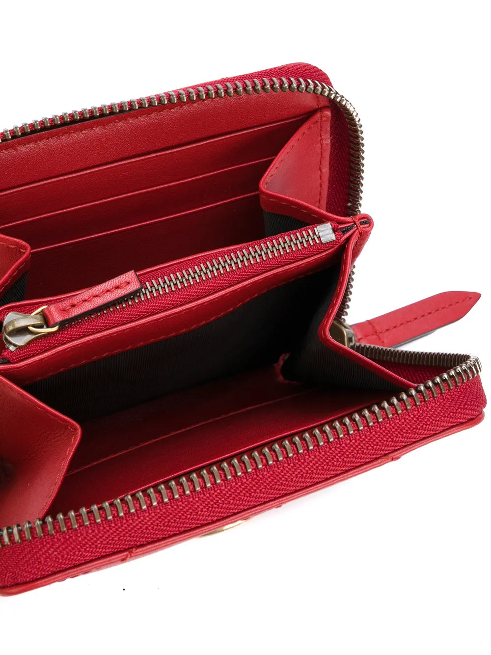 gg marmont mini zip around wallet