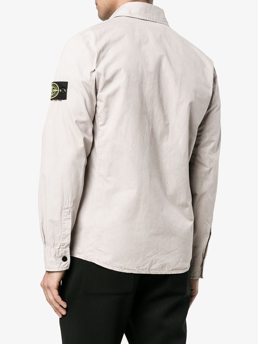 stone island overshirt butter