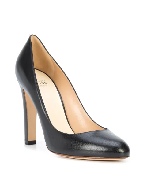 francesco russo white pumps