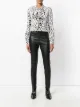 Image 2 of Saint Laurent mid-rise fitted leggings