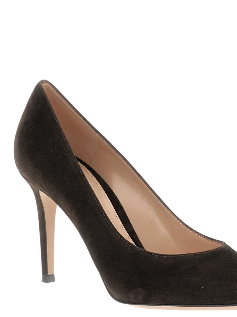 Gianvito Rossi Gianvito 85mm suede pumps Brown