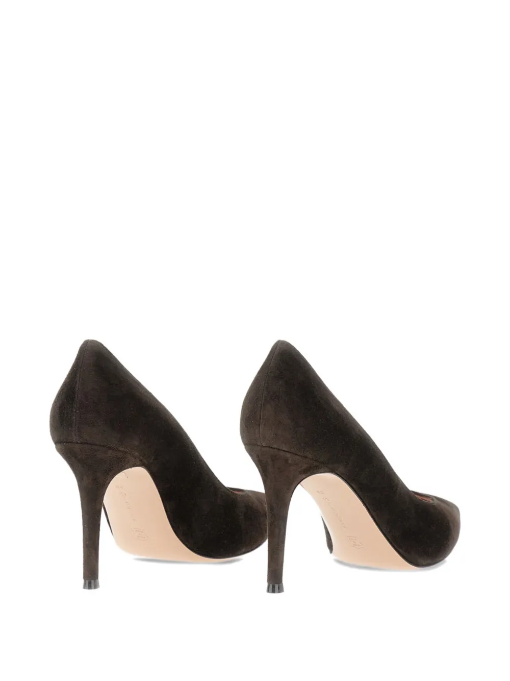 Gianvito Rossi Gianvito 85mm suede pumps Brown