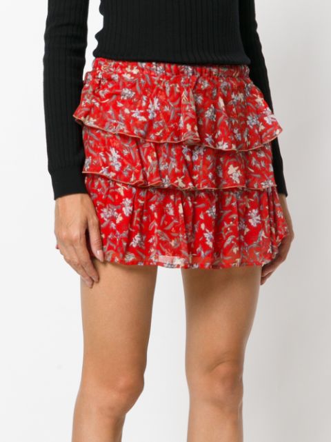 Floral Ruffle Skirt 11