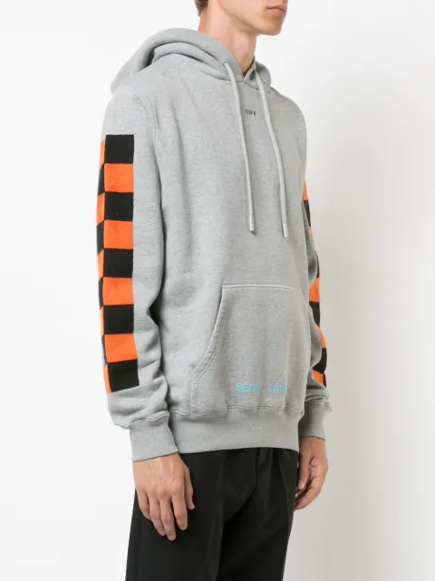 white square print hoodie modesens white square print hoodie modesens