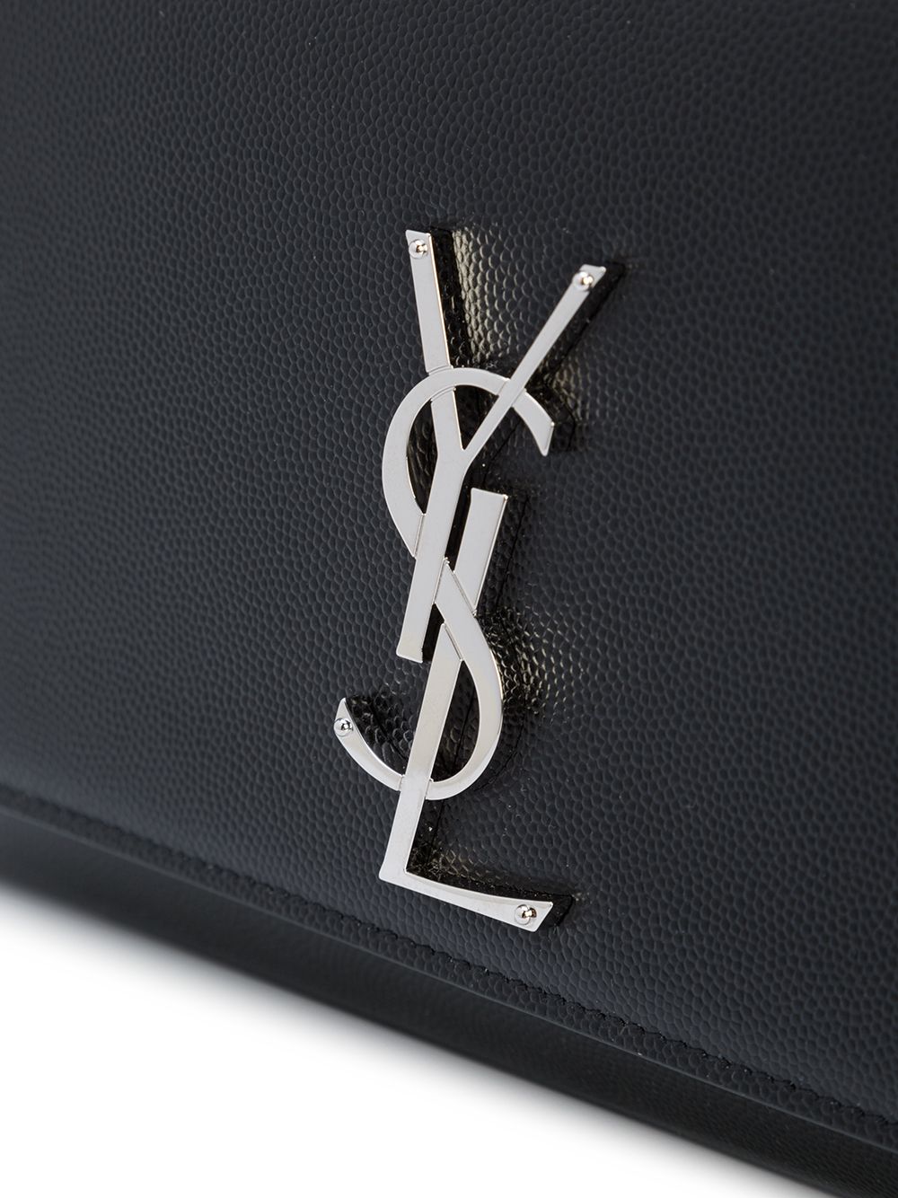 фото Saint laurent сумка на плечо kate с декором monogram