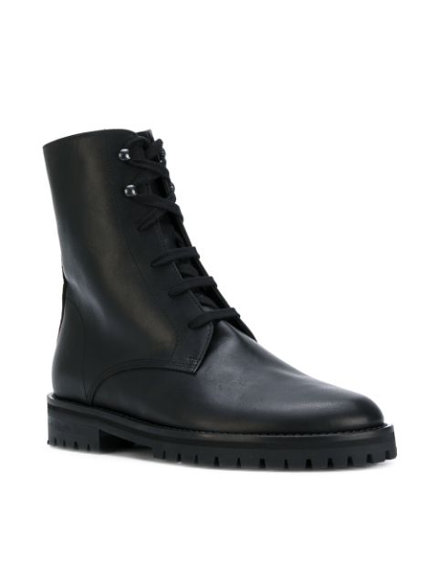 ANN DEMEULEMEESTER Lace-Up Boots | ModeSens