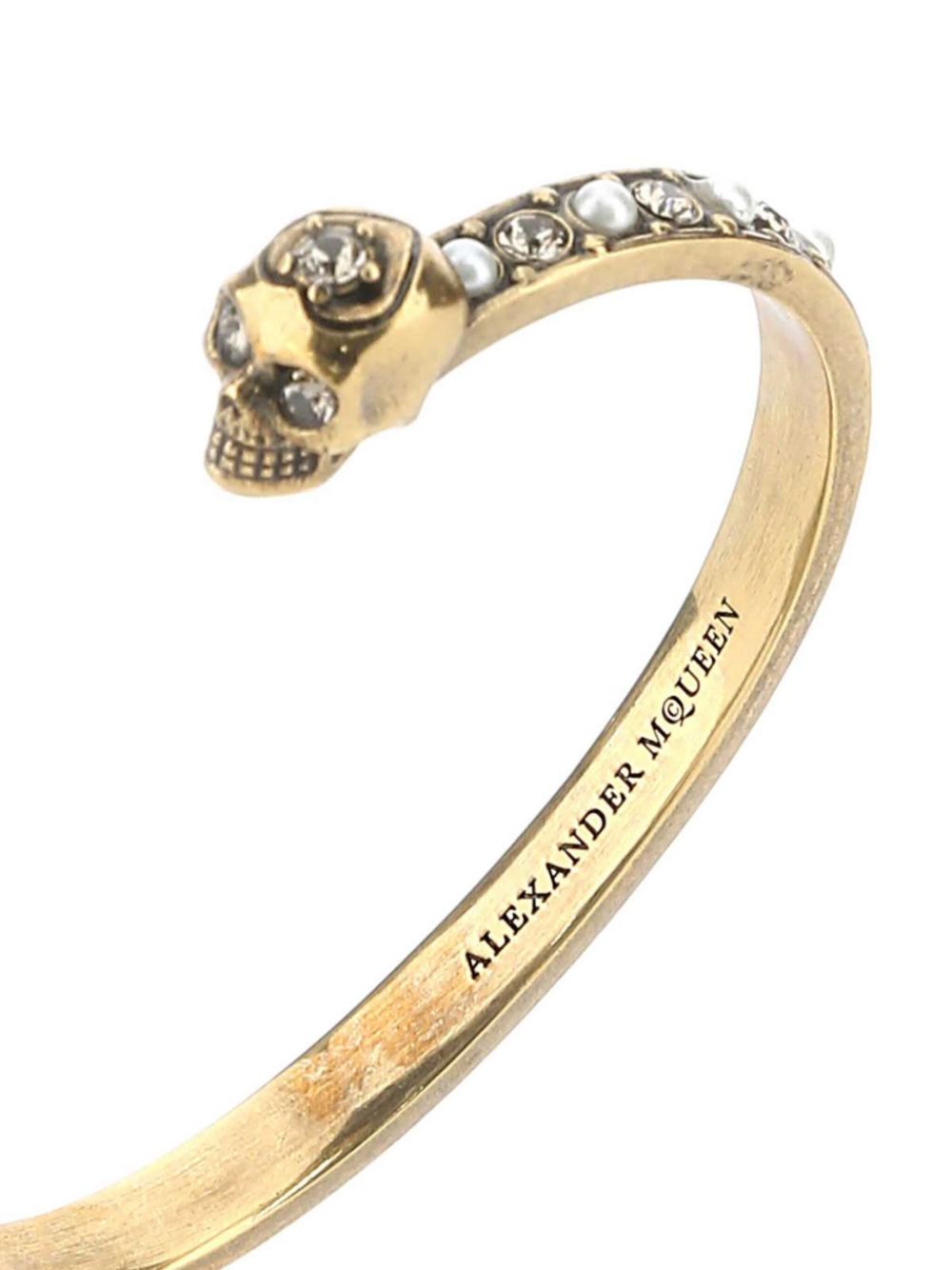 Alexander McQueen skull cuff bracelet Women