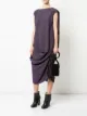 الصورة 2 من Rick Owens فستان نسائي بثنيات منسوج