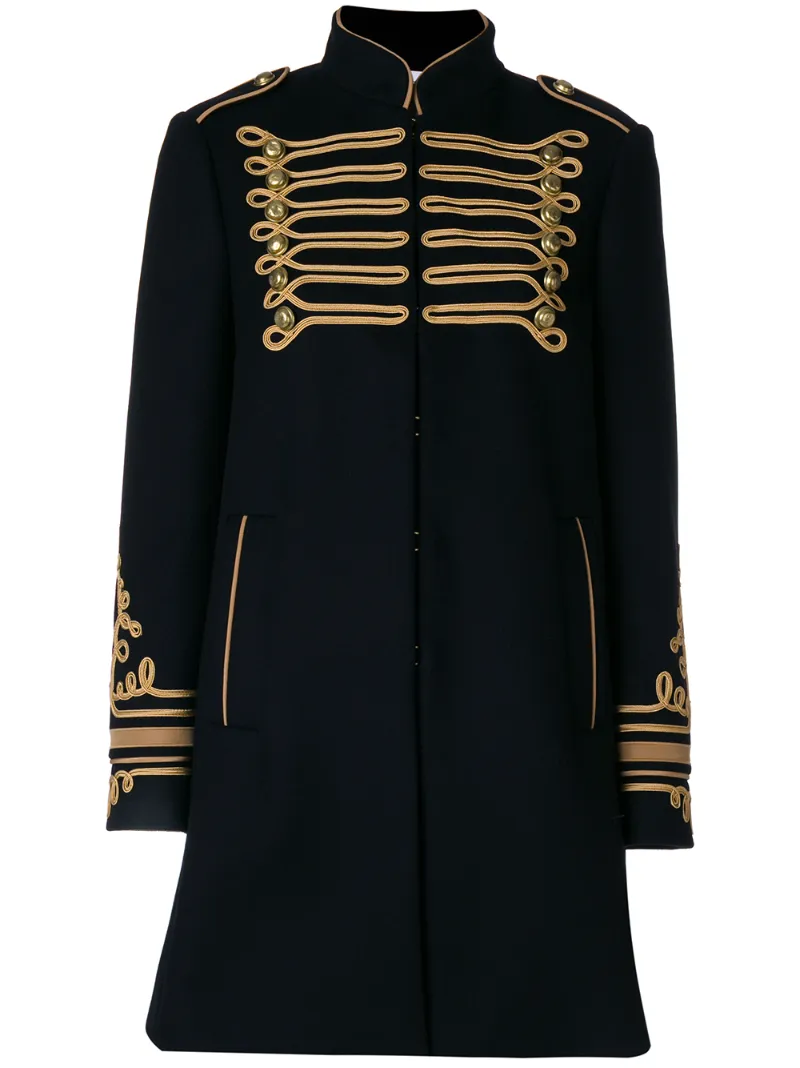пальто в стиле "милитари" Red Valentino