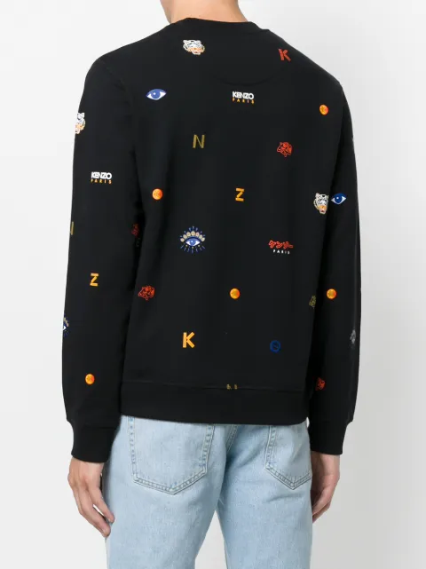 kenzo multi icon sweatshirt