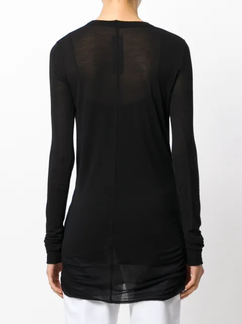 rick owens v neck shirt