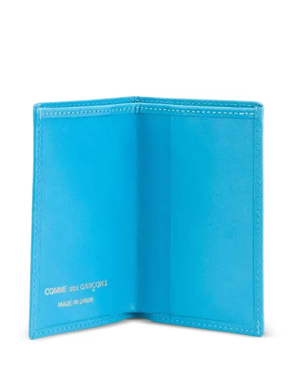 Comme Des Garçons Wallet Leather bi-fold Wallet Blue FARFETCH PH