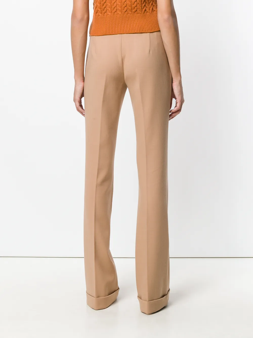 Miu bootcut tailored trousers Roze