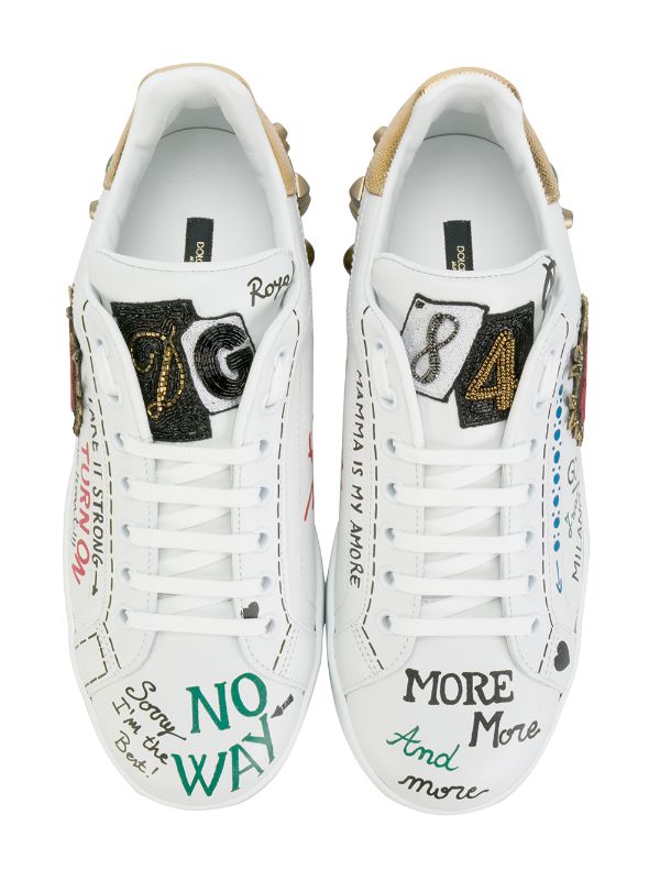 dolce and gabbana personalized sneakers