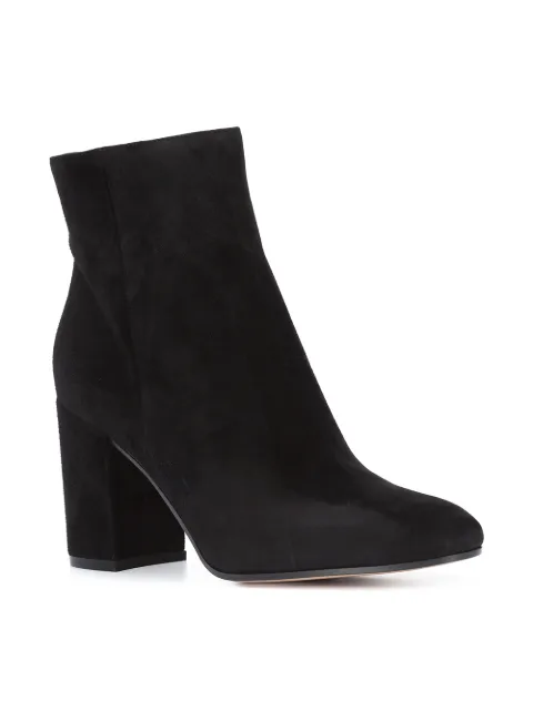 gianvito rossi suede zip combat booties