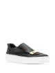 Image 2 of Sergio Rossi plaque detail slip-on sneakers