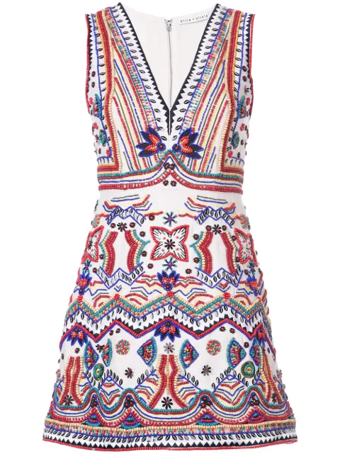 alice olivia patty dress