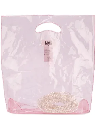 Mm6 Maison Margiela See Through Tote Bag 280 Online Mobile Mm6 Maison Margiela See Through Tote Bag