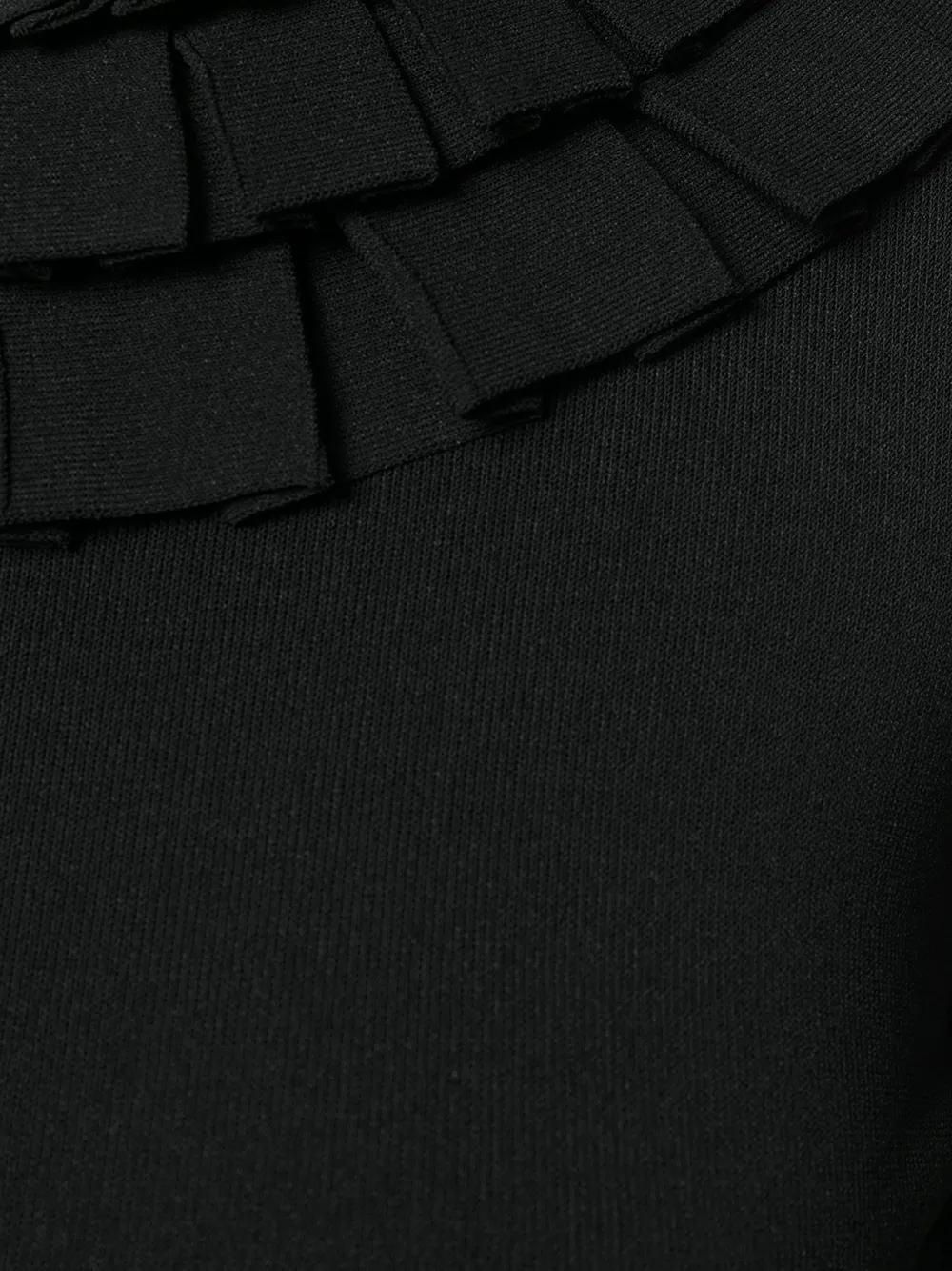 Ermanno Scervino trui met ruches Zwart