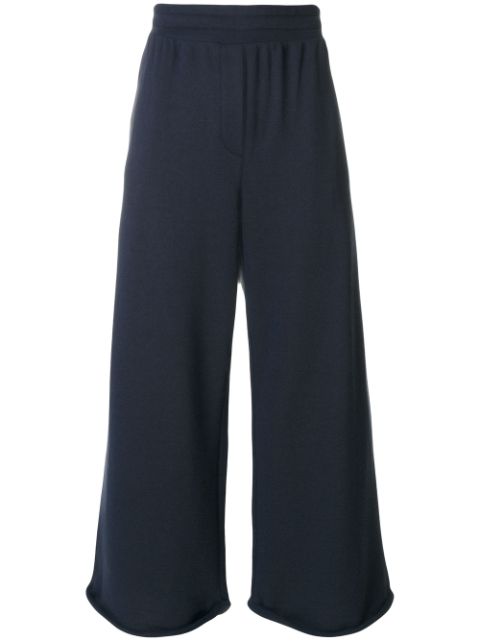 T BY ALEXANDER WANG Cropped Tailored Trousers in Blue | ModeSens