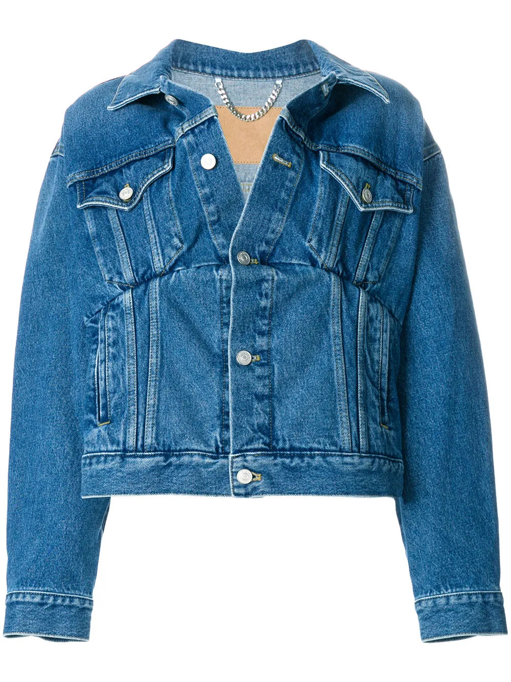 Balenciaga Swing Denim Jacket - Farfetch