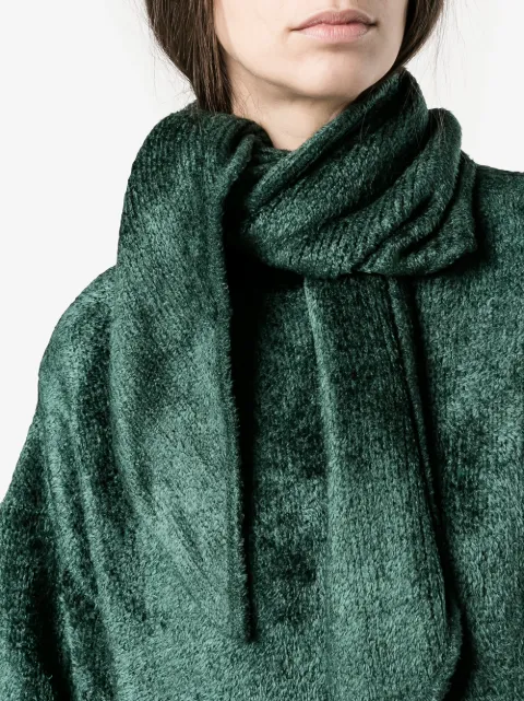 BALENCIAGA Headscarf Crew Neck Sweater | ModeSens